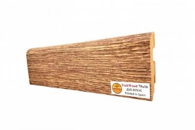 Плинтус МДФ TECKWOOD прямой Дуб Флекс 75х16х2150