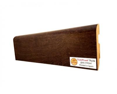 Плинтус МДФ TECKWOOD прямой Дуб Стронг 75х16х2150